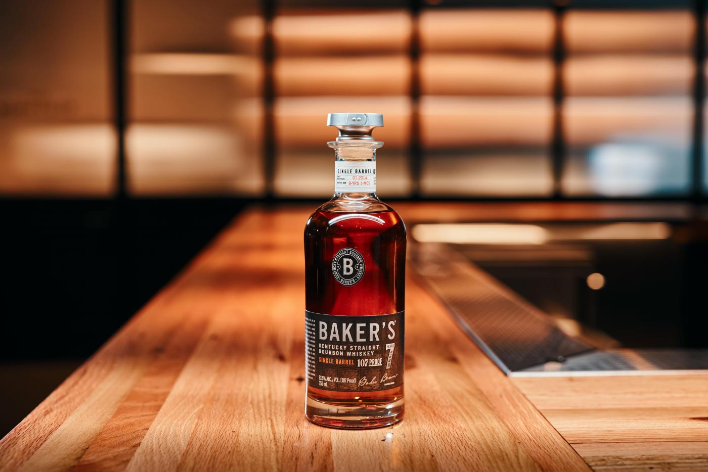 Baker's Bourbon Bottle Image. bottle image