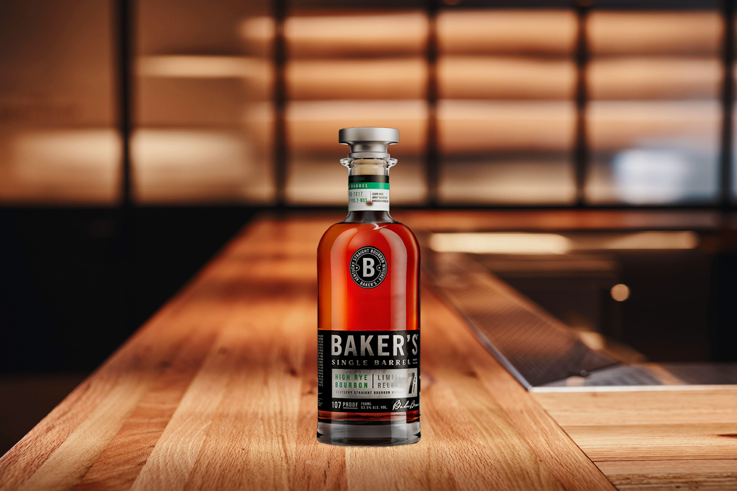 Baker’s High-Rye Bottle. bottle image